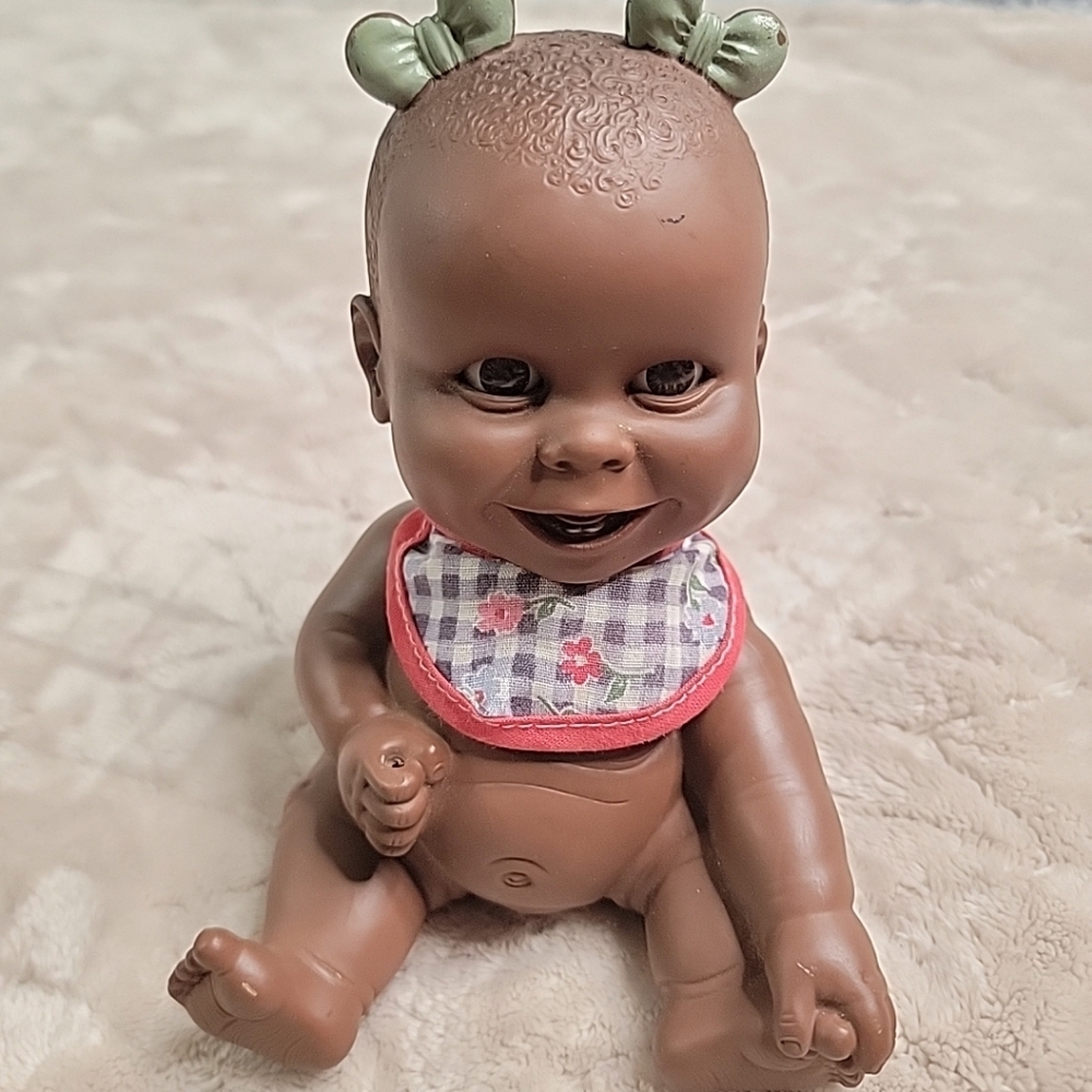 Charming Baby Doll with Green Hair Accessories